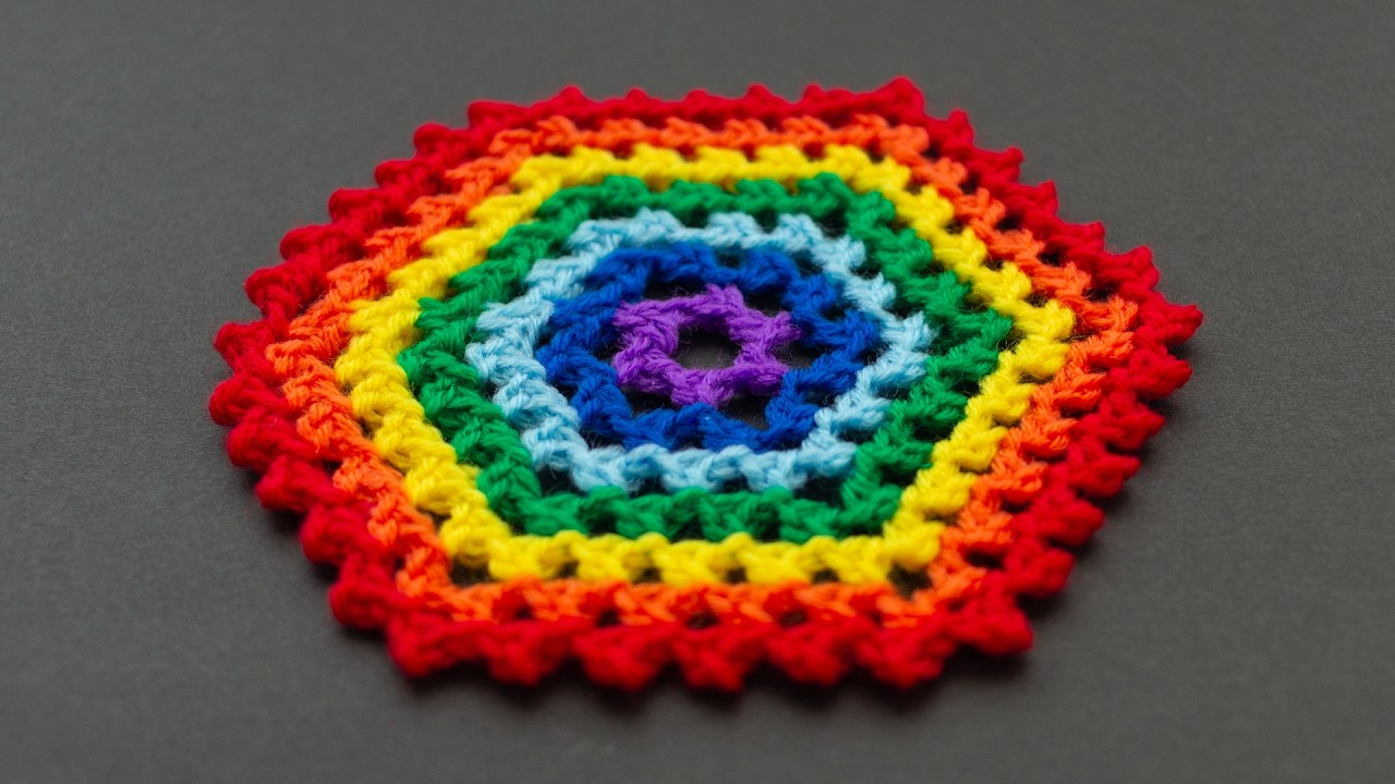 トゲトゲモチーフの編み方