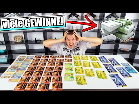 So viele GEWINNE hatte ich NOCH NIE ZUVOR!!! - Glückssträhne bei den RUBBELLOSEN!?