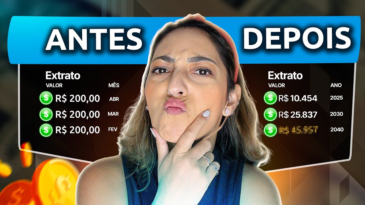 INVESTIR 200 REAIS POR MÊS PODE TE DEIXAR RICO? A VERDADE QUE NINGUÉM CONTA!