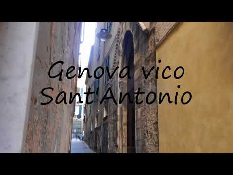 How to say Genova vico Sant'Antonio in English?