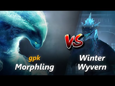 How to Morphling mid vs Winter Wyvern (feat. gpk) | First 10 minutes