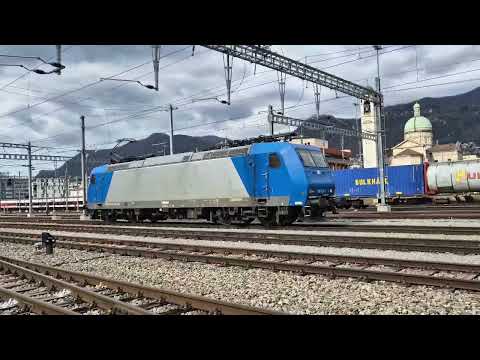BREVE VIDEO    BLS Br185-527- CHIASSO SMISTAMENTO