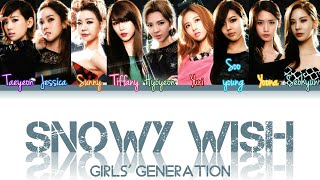 Girls&#39; Generation (소녀시대) Snowy Wish HAN/ROM/ENG Colour Coded Lyrics