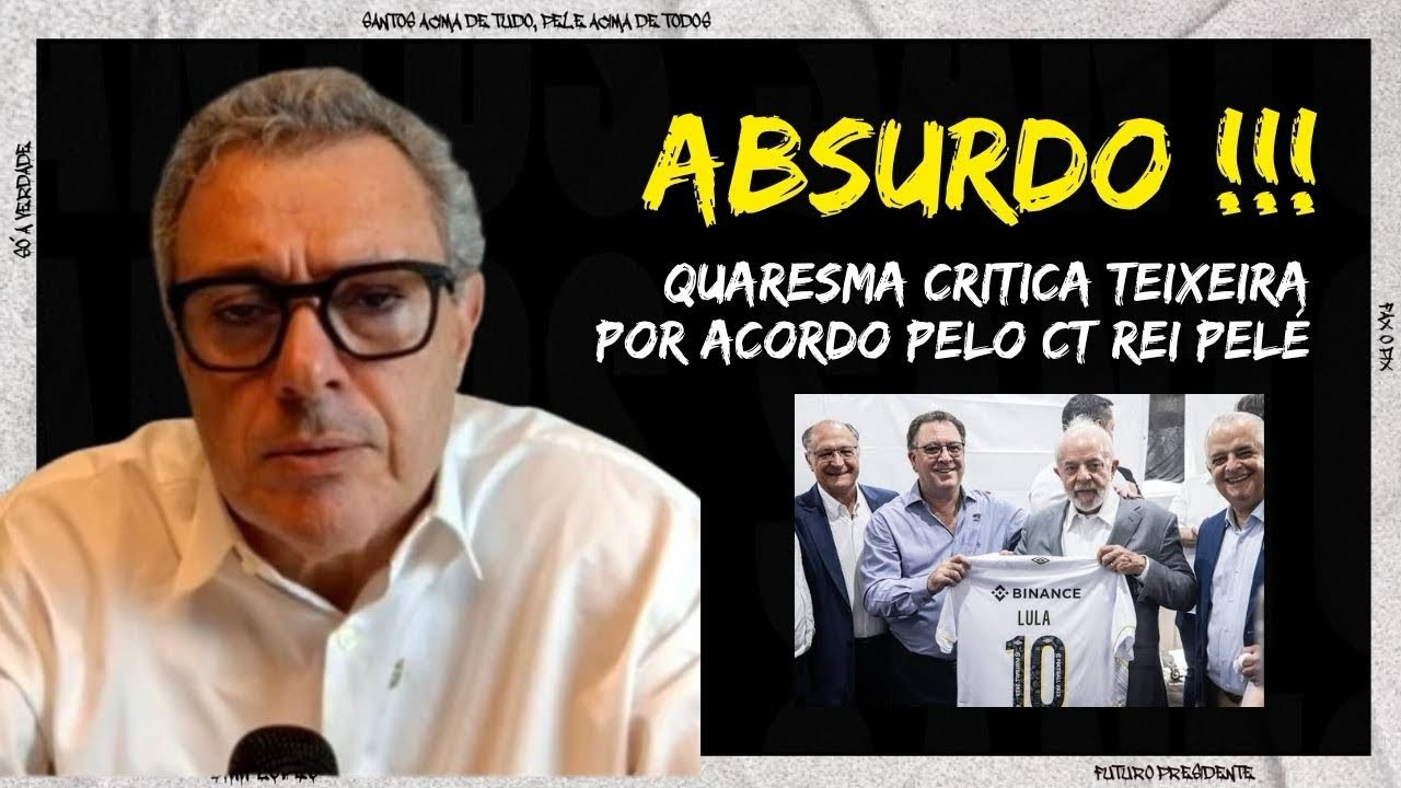 “ FOI UM PÉSSIMO NEGÓCIO”, AFIRMA QUARESMA