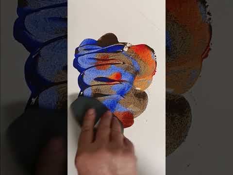 15 Sec Artist Challenge #abstractpainting #abstractart #shorts