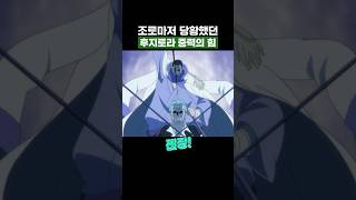 원피스) 조로마저 당황했던 후지토라 중력의 힘
