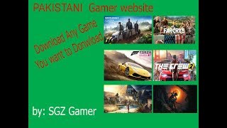 How to dwonload any new game  2018 by sgz gamer