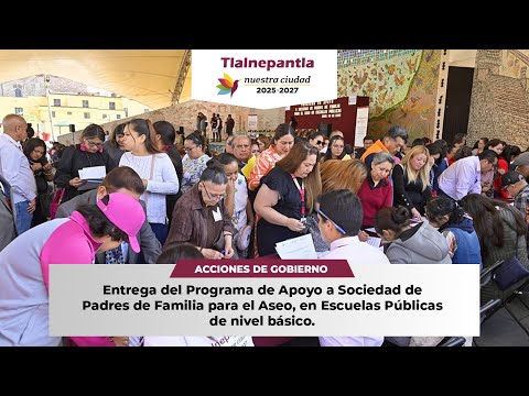 Entrega del Programa de Apoyo a Sociedad de Padres