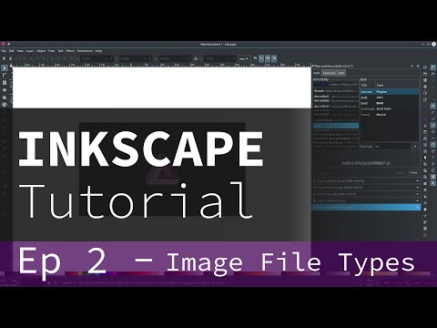 Inkscape tutorial Ep - 2 File Types