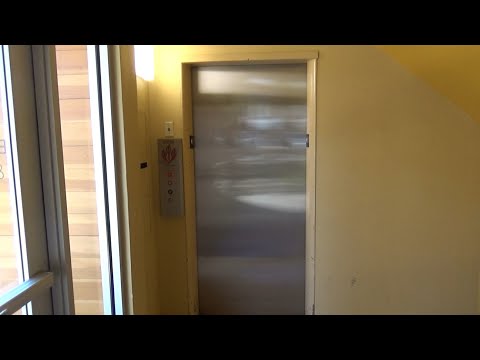 Ruined OTIS Black Button Hydraulic Elevator-2020 J St-Sacramento, CA