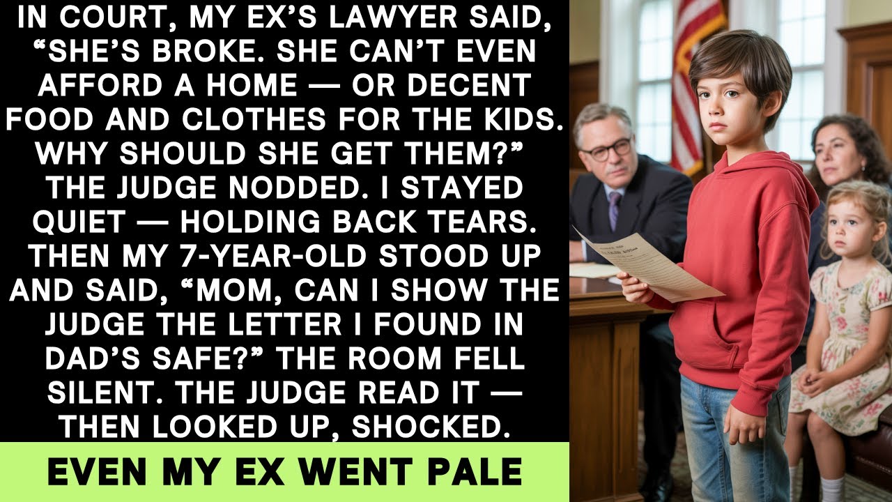 My Ex Tried to Take My Kids in Court—Then My Son Handed Over the Letter That Changed Everything