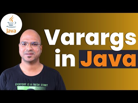 5 3 Java Tutorial | Varargs