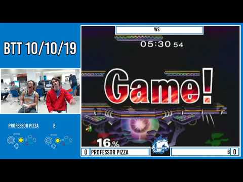 BTT 10/10/19: Melee Singles - Winners Semis, Professor Pizza (Falco) vs B (Falco)