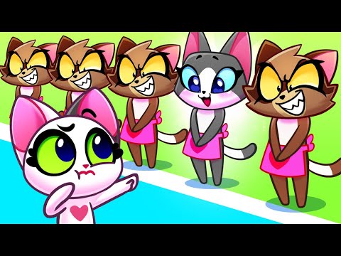 ???? Stranger Copycat ???? Where Is My Mommy? Copy Mom Stories for Kids by Purr Purr ????