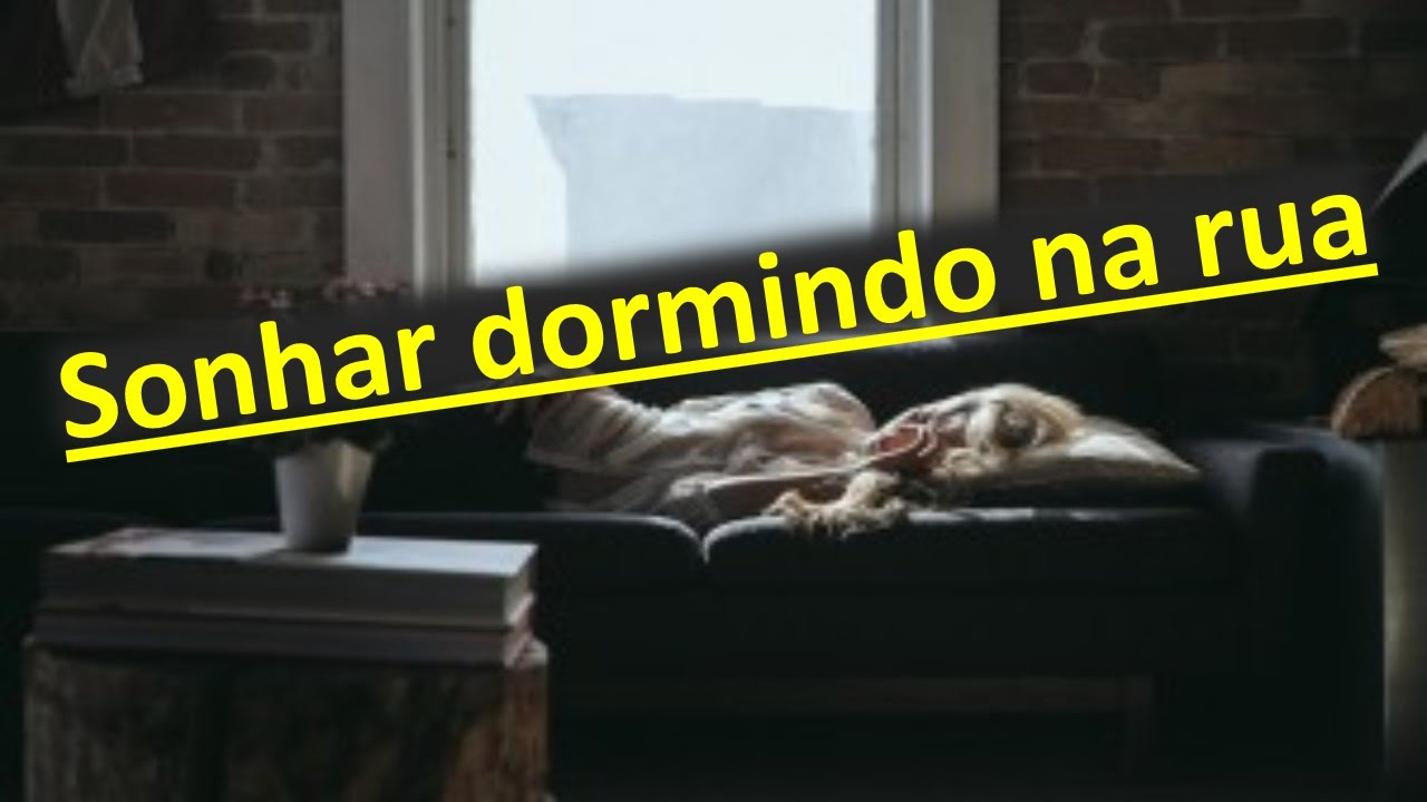 Sonhar dormindo na rua