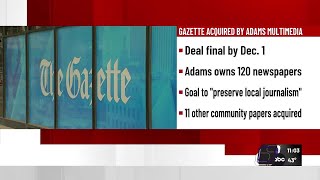 Cedar Rapids Gazette to be sold to Adams MultiMedia