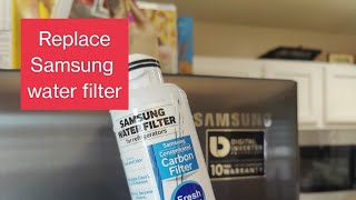 How to Change a Water Filter in Samsung Refrigerator and Reset Filter Light