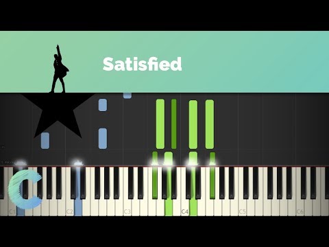 Satisfied (from Hamilton) - Lin Manuel Miranda piano tutorial
