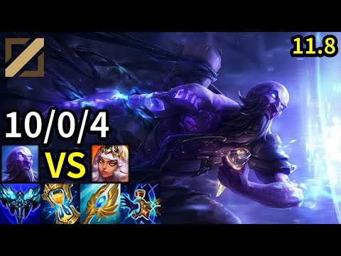 Ryze Mid vs Qiyana - KR Grandmaster | Patch 11.8