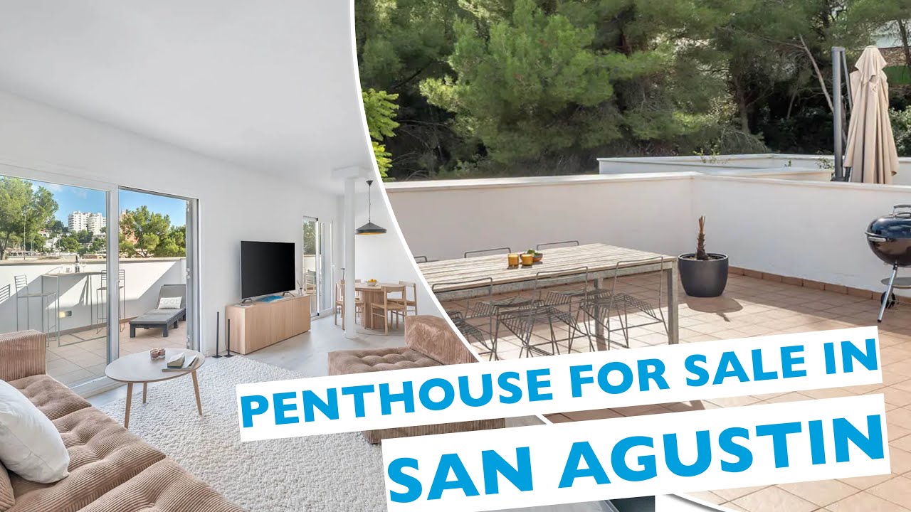 Modern and tastefully designed penthouse with two terraces in San Agustín
