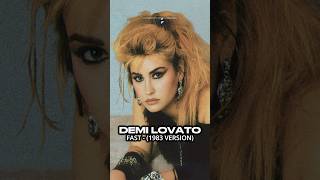 Demi Lovato 1983 version 🎙️🪩