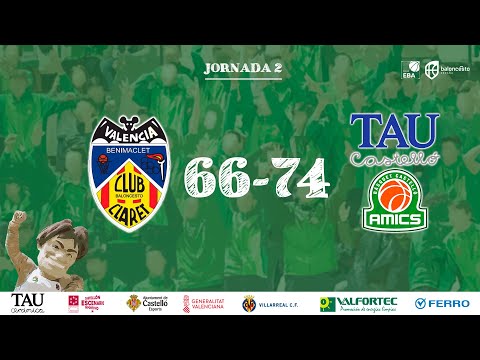 Resumen CB Claret-TAU Castelló B (Liga EBA)