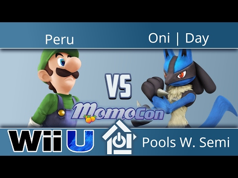Momocon 2017 - Peru (Luigi) vs Oni | Day (Lucario) - Smash 4 Pools W. Semi