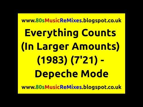 Everything Counts (In Larger Amounts) | Depeche Mode | 80s Synth Pop Classics | 80s Club Music Mixes