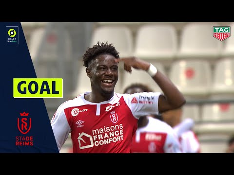 Goal Nathanaël MBUKU (38' - STADE DE REIMS) STADE DE REIMS - OLYMPIQUE DE MARSEILLE (1-3) 20/21