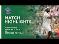 Frances Tiafoe vs Stefanos Tsitsipas | First Round Highlights | Wimbledon 2021