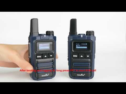 How To Use SOS Function On TH-288 PoC Radios