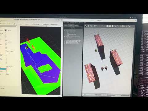 Obstacle avoidance simulation test