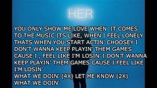 H.E.R.- Losing Lyrics