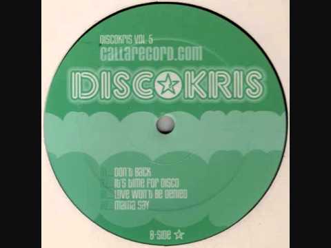 Discokris - Don't Back