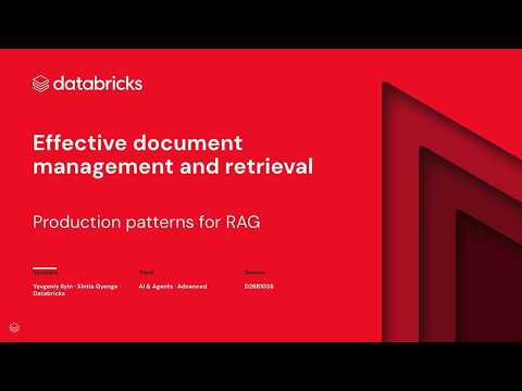 Watch: Effective document management and retrieval for generative AI