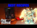 The BEST Weapon Armor Recipes In The Forge Roblox