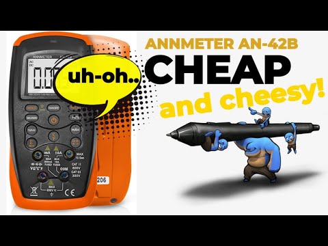 ANNMETER AN-42B CHEAP-O Multimeter Review & Teardown!