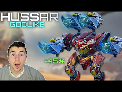 Huh?... No One Realizes How Insane Hussar Are NOW - Demolishing Robots +45% Damage | War Robots