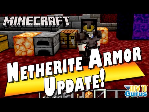 HTG George - How You Can Use the New Way to Craft Netherite Armor Minecraft 1.16 Nether Update