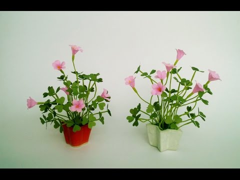 How To Make Three Leaf Clover From Crepe Paper - Craft Tutorial