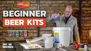 Beginner Friendly BrewFerm Beer kits for starting to home brew beer // Get Er Brewed