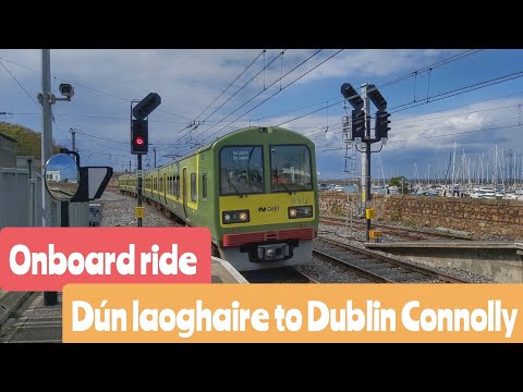 Ride from Dún Laoghaire to Connolly onboard IÈ 8510 class dart 8611/8612    1/5/2021