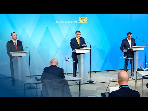 Pressekonferenz nach der Kabinettssitzung (12. Oktober 2021) - Bayern