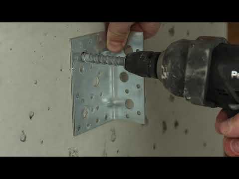 Installation av betongskruv i betong