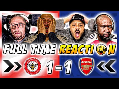 Arsenal Fans FUMING 🤬 Full Time Reactions to Brentford 1-1 Arsenal | Premier League Fan Reactions