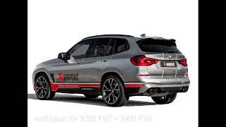 Video: Akrapovic Slip-On Line Titan Duplex Sportauspuff-Komplettanlage ab OPF BMW X3 M F97 + X4 M F98