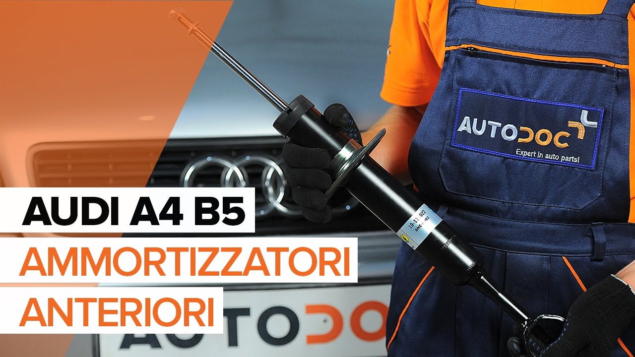 Come cambiare ammortizzatore a molla della parte anteriore su Audi A4 B5 Avant - Guida alla sostituzione