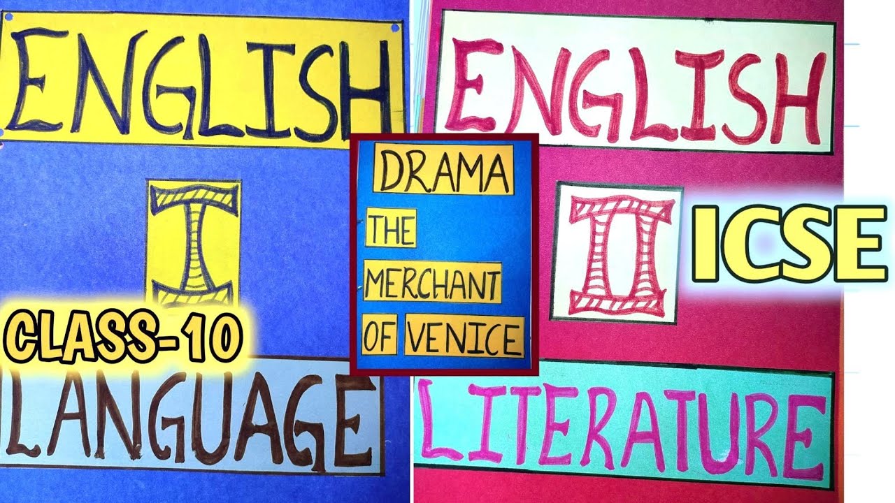 Class 10 ICSE English Project | With PDF | English 1 and English 2 boards project ideas