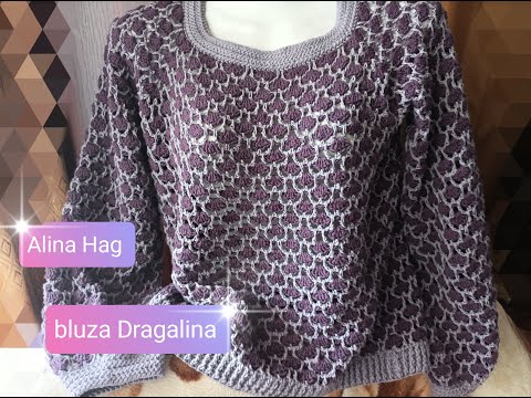 bluza DRAGALINA - crosetam cu stil