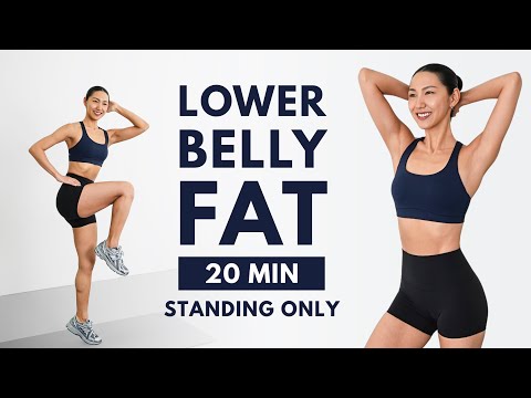 20 Min Lower Belly Fat Shred [ NO JUMPING, NO SQUATS, NO LUNGES ]